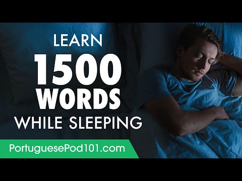 Portuguese Conversation: Learn while you Sleep with 1500 words