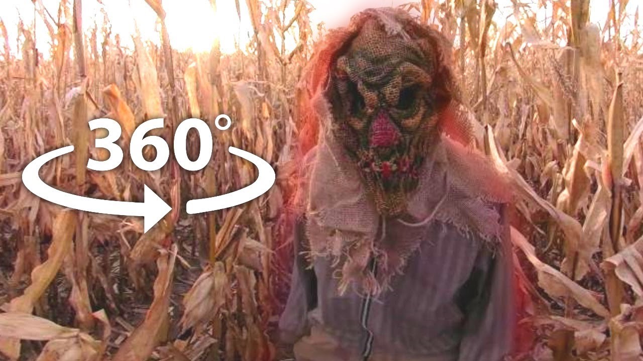 360 VR Horror: Haunted Scarecrow in Cornfield 🌾