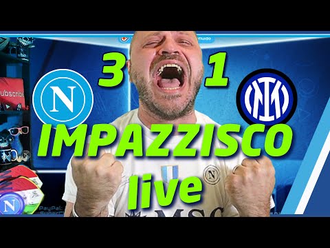 AL GOL DI MCTOMINAY PIANGO 👀 Reaction Napoli Inter 3-1 🔵
