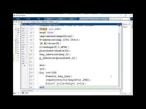 RC4 images encrypted code ... MATLAB