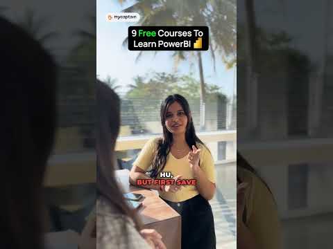 Free 9 powerBI courses #shorts