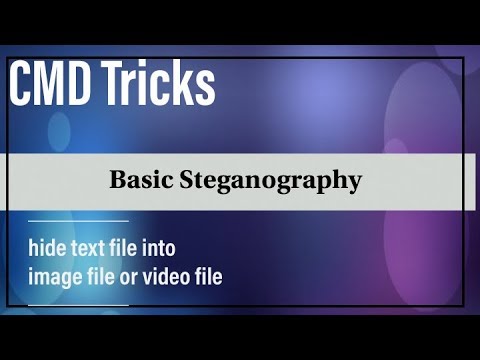 How To Hide Text in Image Using Command Prompt [Steganography]