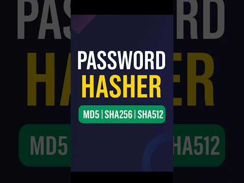 🔐 Password Hasher in Python – MD5, SHA256, SHA512 | FuzzuTech GUI