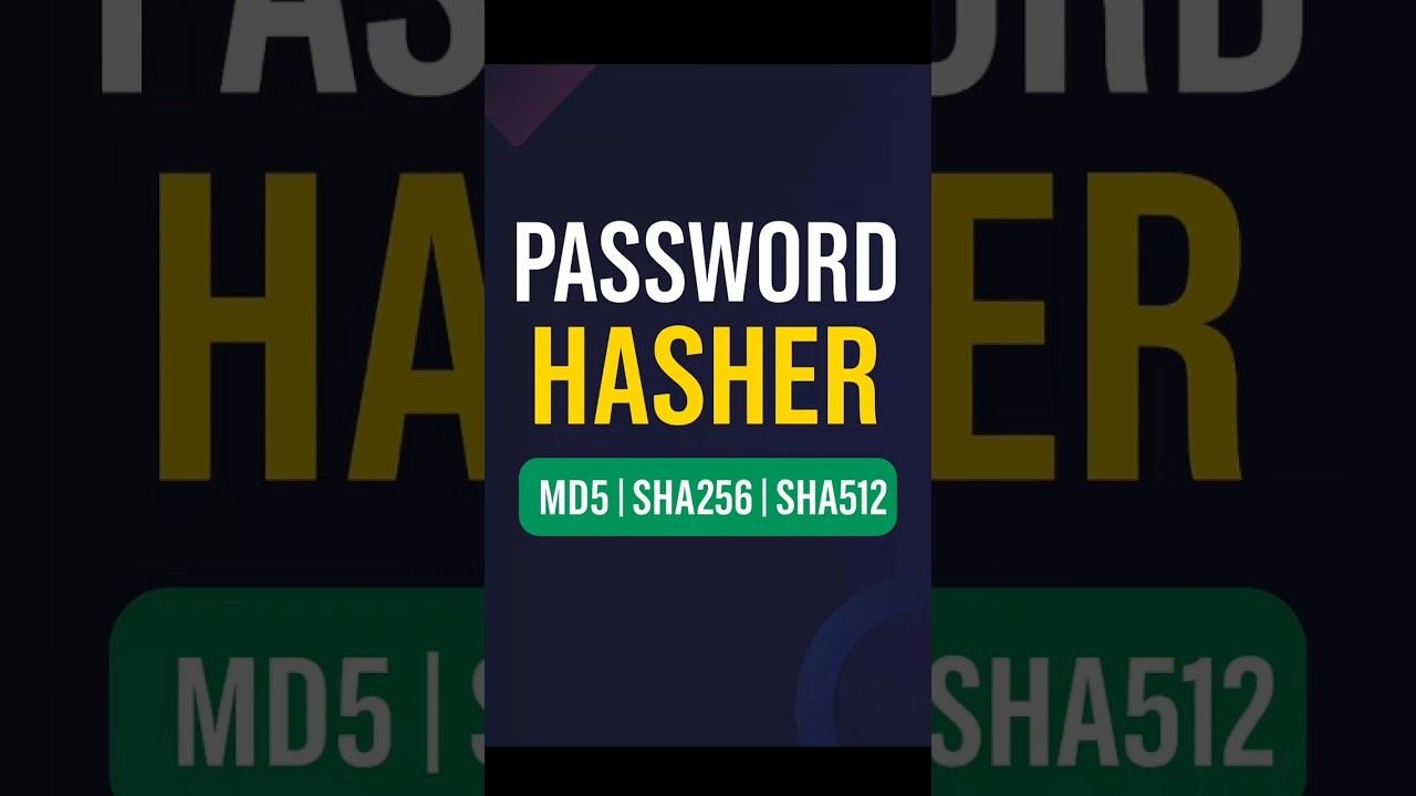 Password Hasher in Python – MD5, SHA256, SHA512 | FuzzuTech GUI