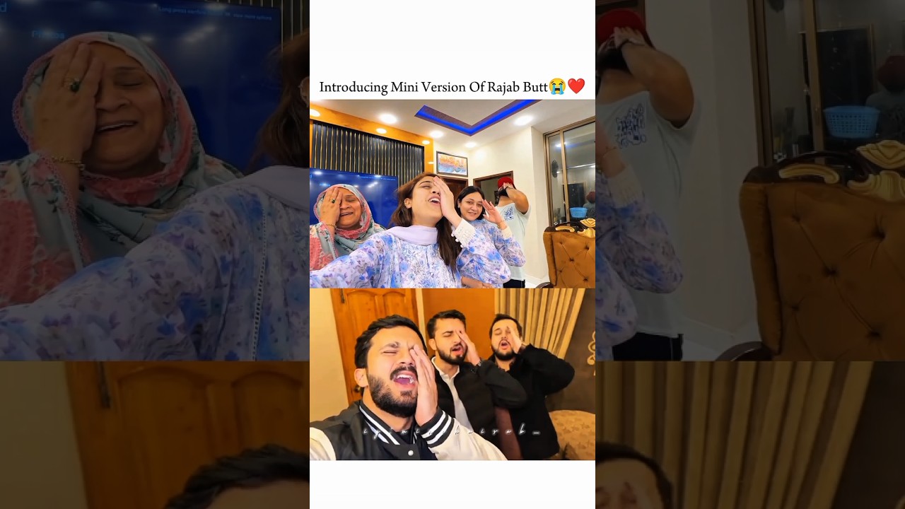 Mini Rajab Butt Ghazal Jawad ❤️😭 | Rajab Family