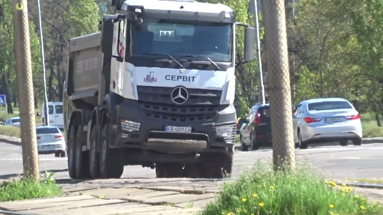 Mercedes-Benz Arocs 4145 8x8 Steel Kipper in Kyiv 🚛