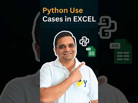 Use cases of python in excel. #python #code #programming