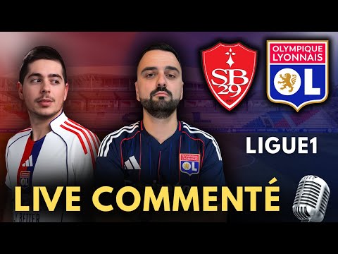 Brest – Lyon en direct 🎙️ | Live commenté + débrief mi-temps – Ligue 1 J11