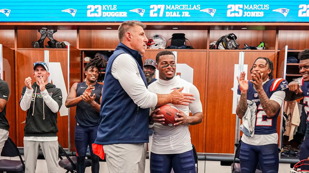Inside the Patriots' Locker Room After Dominant 42-13 Win Over Panthers 🏈