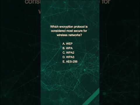 Wireless network secure encryption protocol #networksecurity
