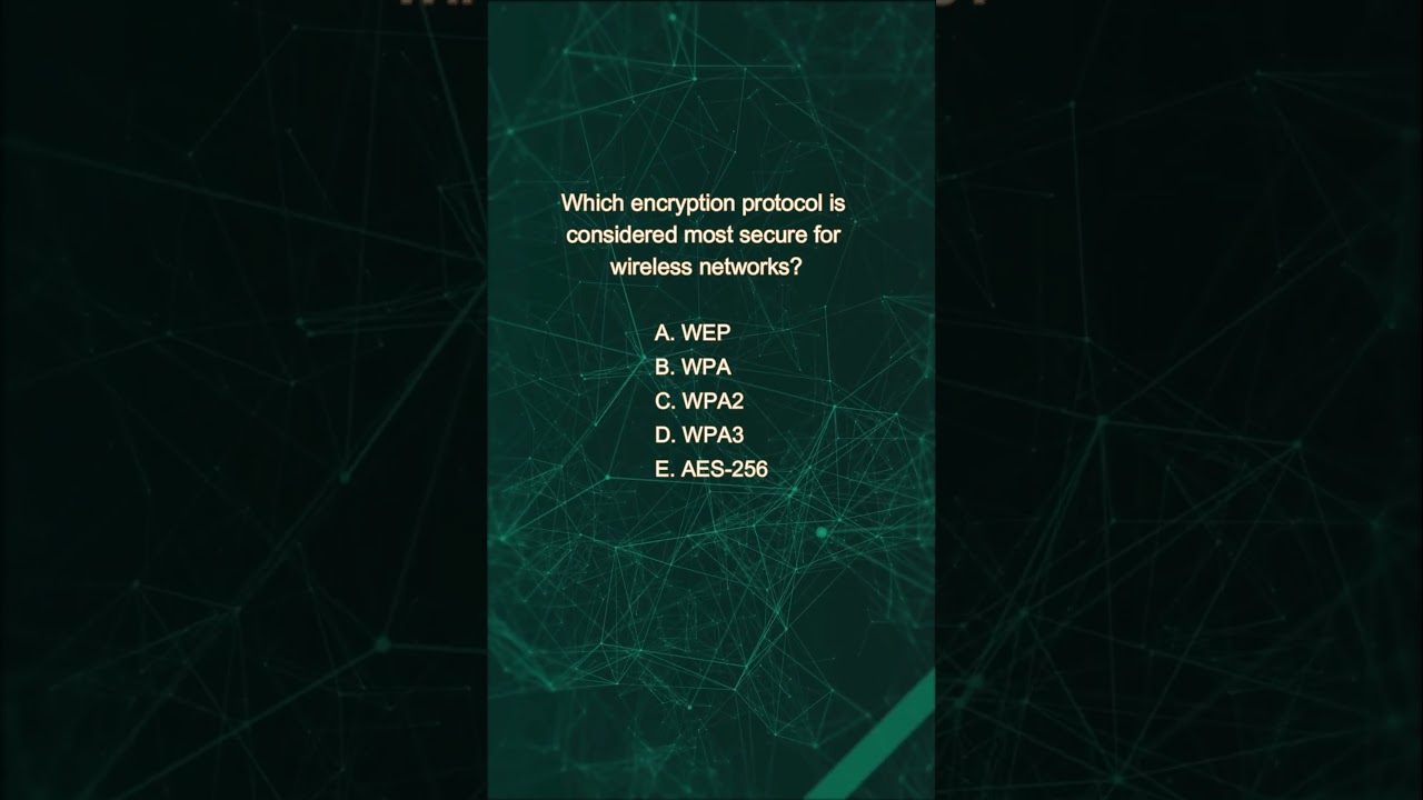 Secure Your Wireless Network: Top Encryption Protocols for Safety 🔒