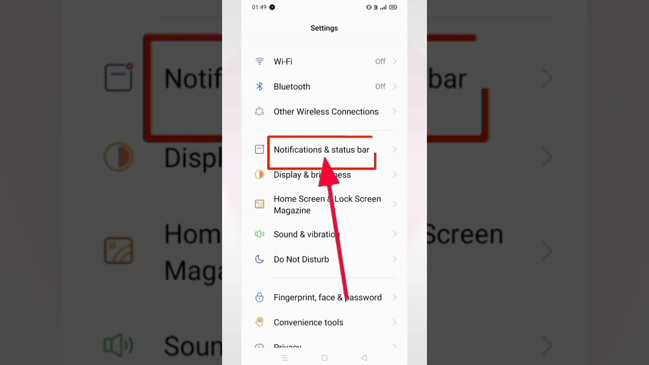 Show Data Usage in Realme Notification Bar π