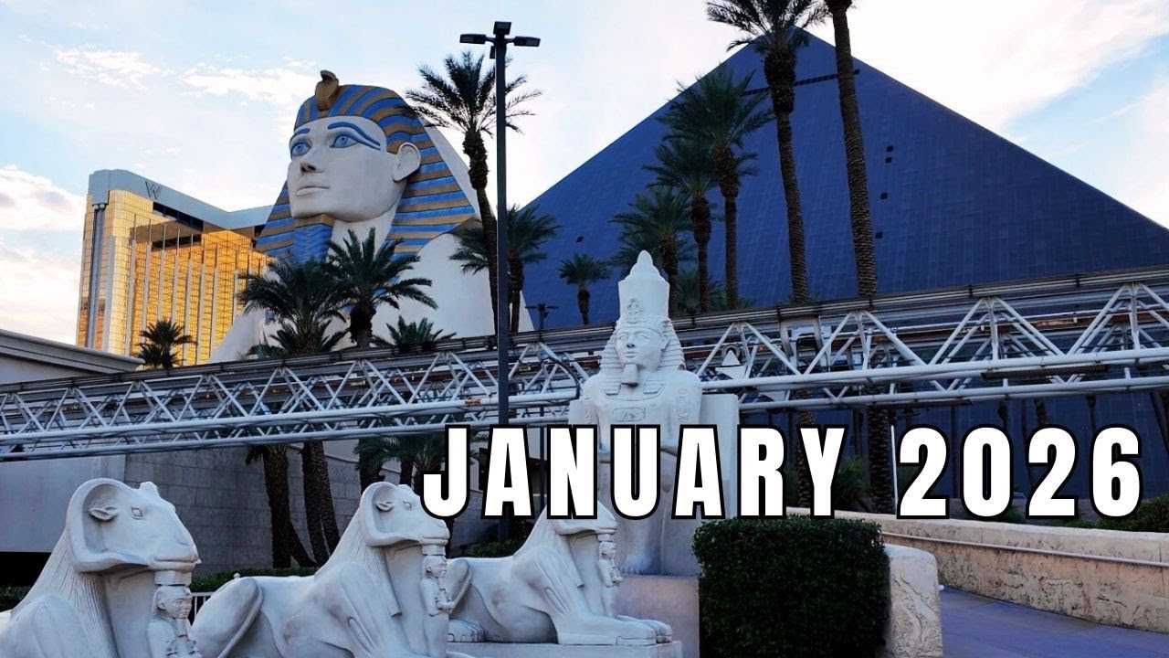 FULL TOUR! What Does Luxor Hotel & Casino Las Vegas Look Like In January 2026?!