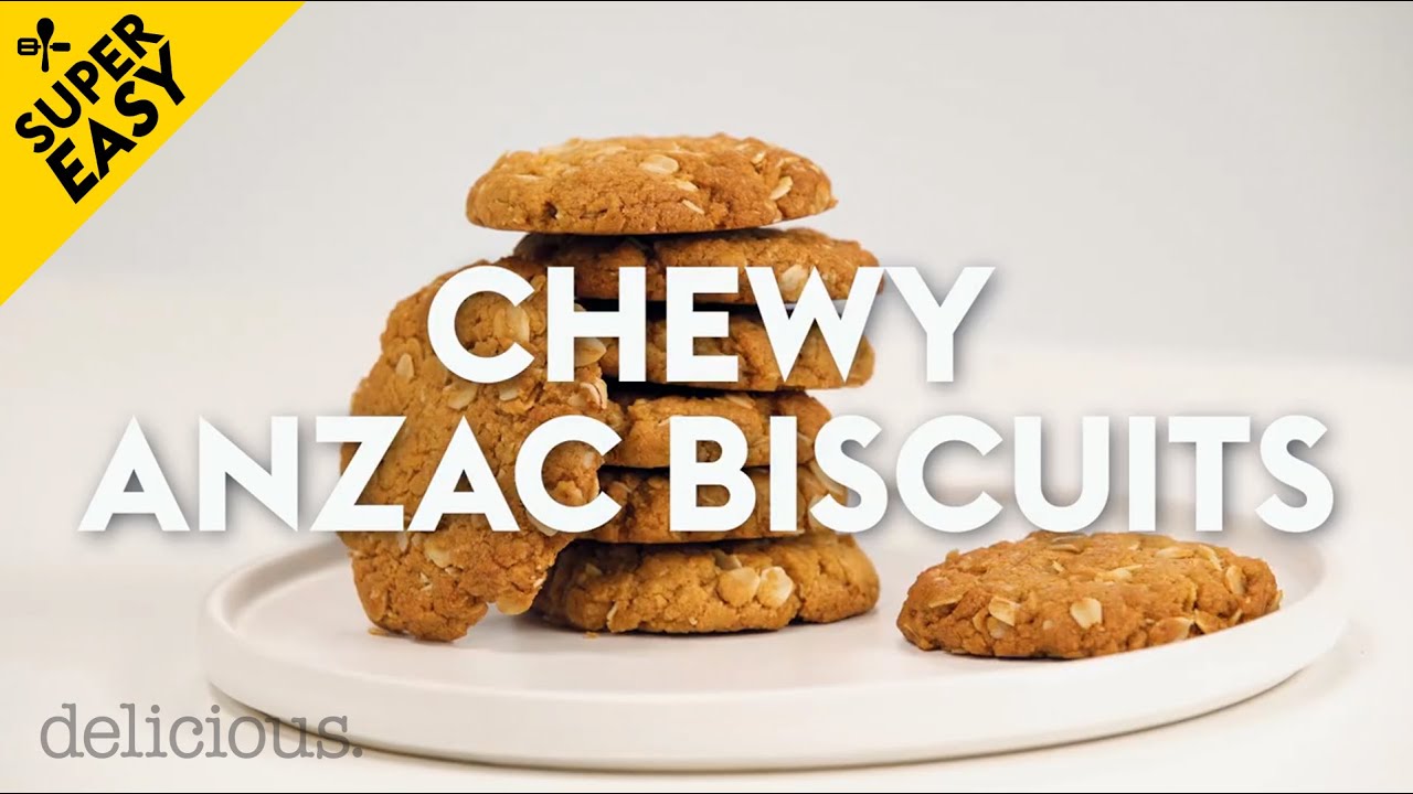 Perfect Slightly Chewy Anzac Biscuits 🇦🇺