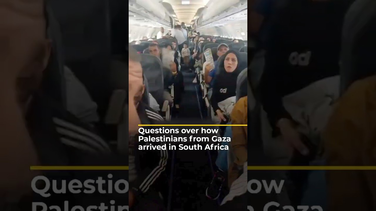 Gaza Palestinians' Sudden Arrival in South Africa βοΈ