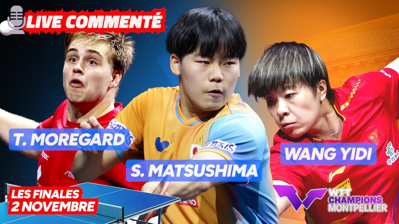 WTT Champions Montpellier : Finales Hommes et Femmes en Direct sur RMC Sport 🎯