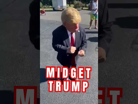 Midget Trump in Connecticut! | Hilarious Donald Trump Impersonation😂 #comedy #shorts #funny #viral