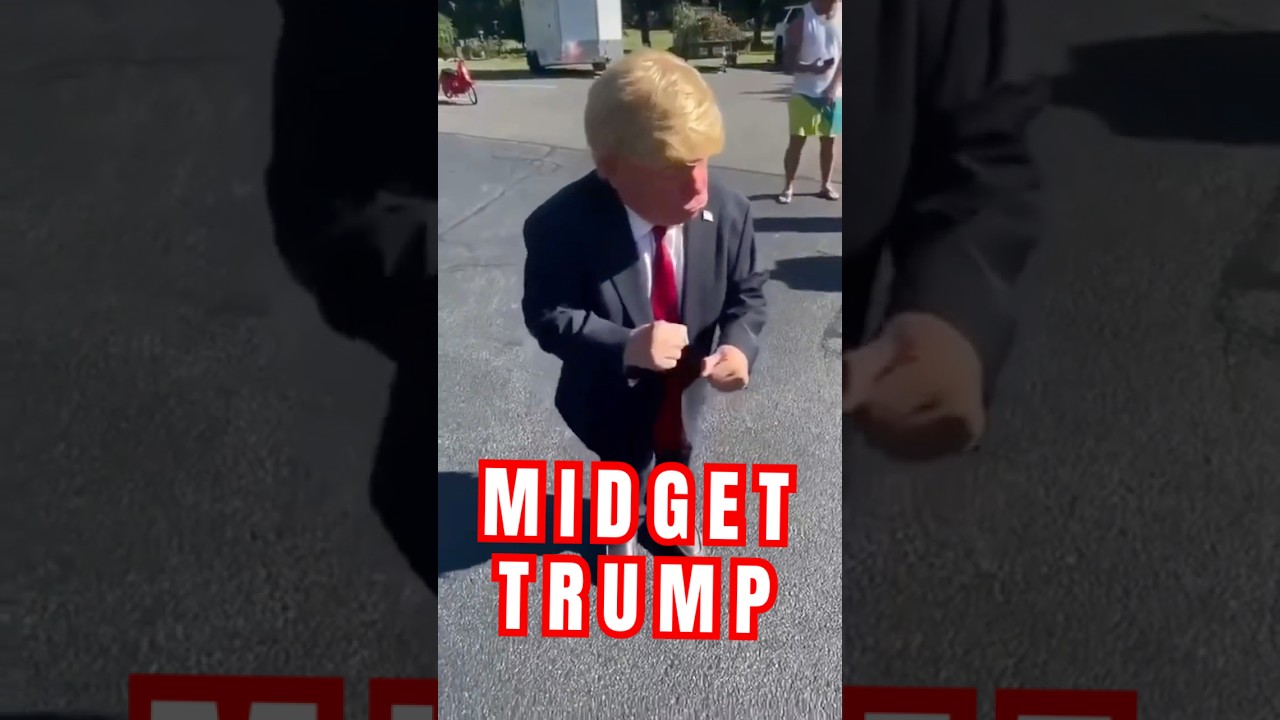 Hilarious Midget Trump Impersonation in Connecticut! π