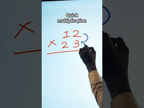 ✨ Quick Multiplication Trick | Vedic Maths Magic | Speed Maths Shortcut ✨