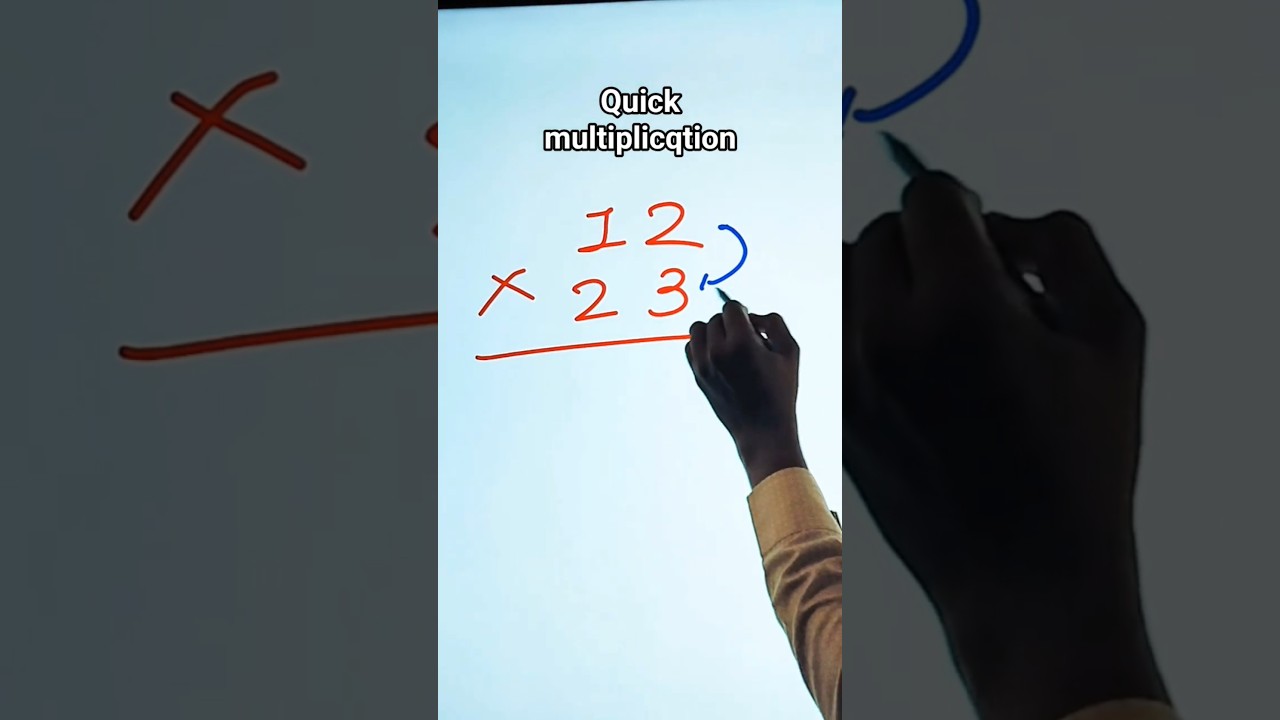 Fast & Easy Multiplication Trick | Vedic Maths Shortcut for Speedy Calculations ✨