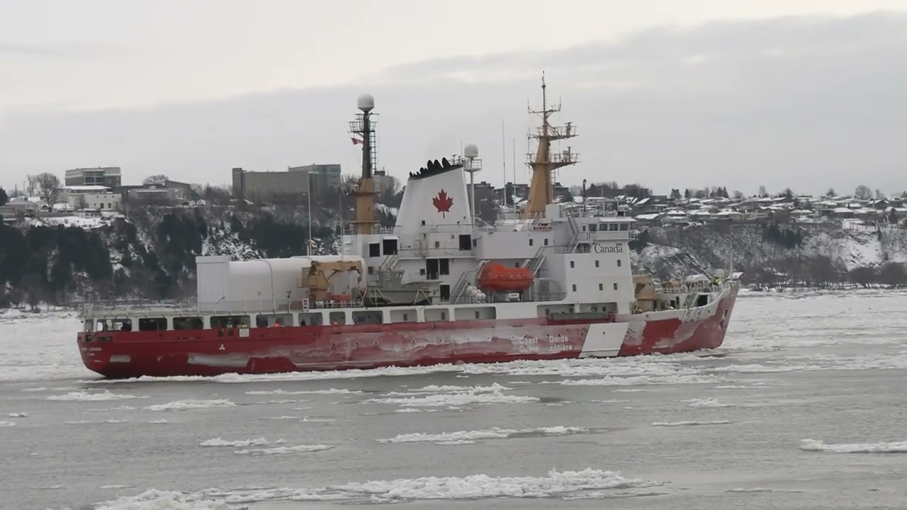Ice Breaker CCGS Henry Larsen Arrives in Quebec 🧊