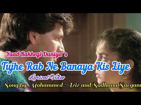 Tujhe Rab Ne Banaya | Romantic Lyrical Video 🎶