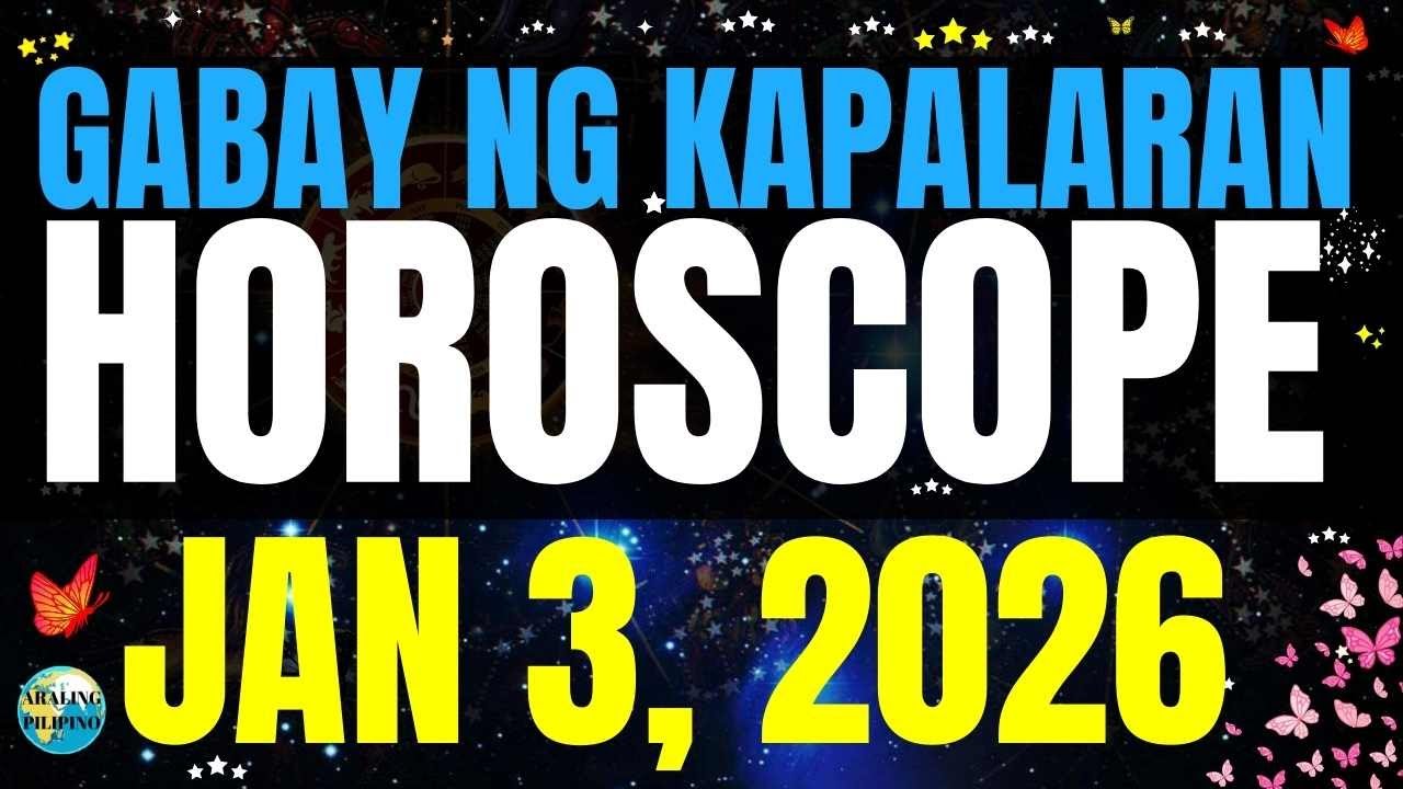 Horoscope Today: January 3, 2026 🌟