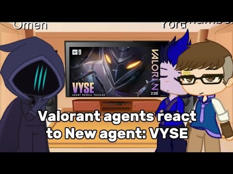 Valorant Agents React to New Agent VYSE 🎮