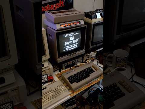This is How We Made Christmas Cards in the 80s! (Commodore 64 Print Shop Demo)