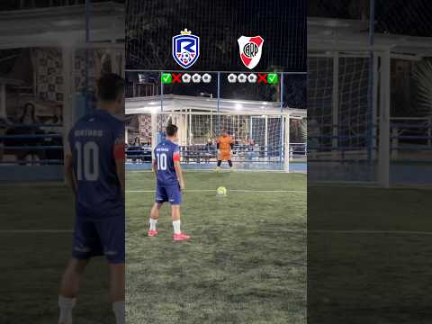 RIKINHO FC x RIVER PLATE PENALTIS ⚽️🔥 #shorts