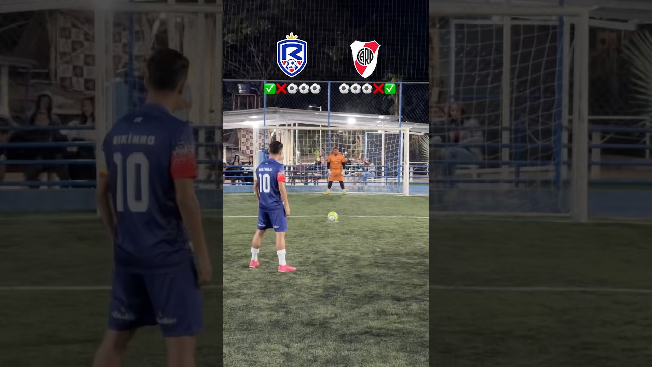 ¡Emocionante Partido de Riquinho FC vs River Plate en Penalizaciones! ⚽🔥 #Shorts