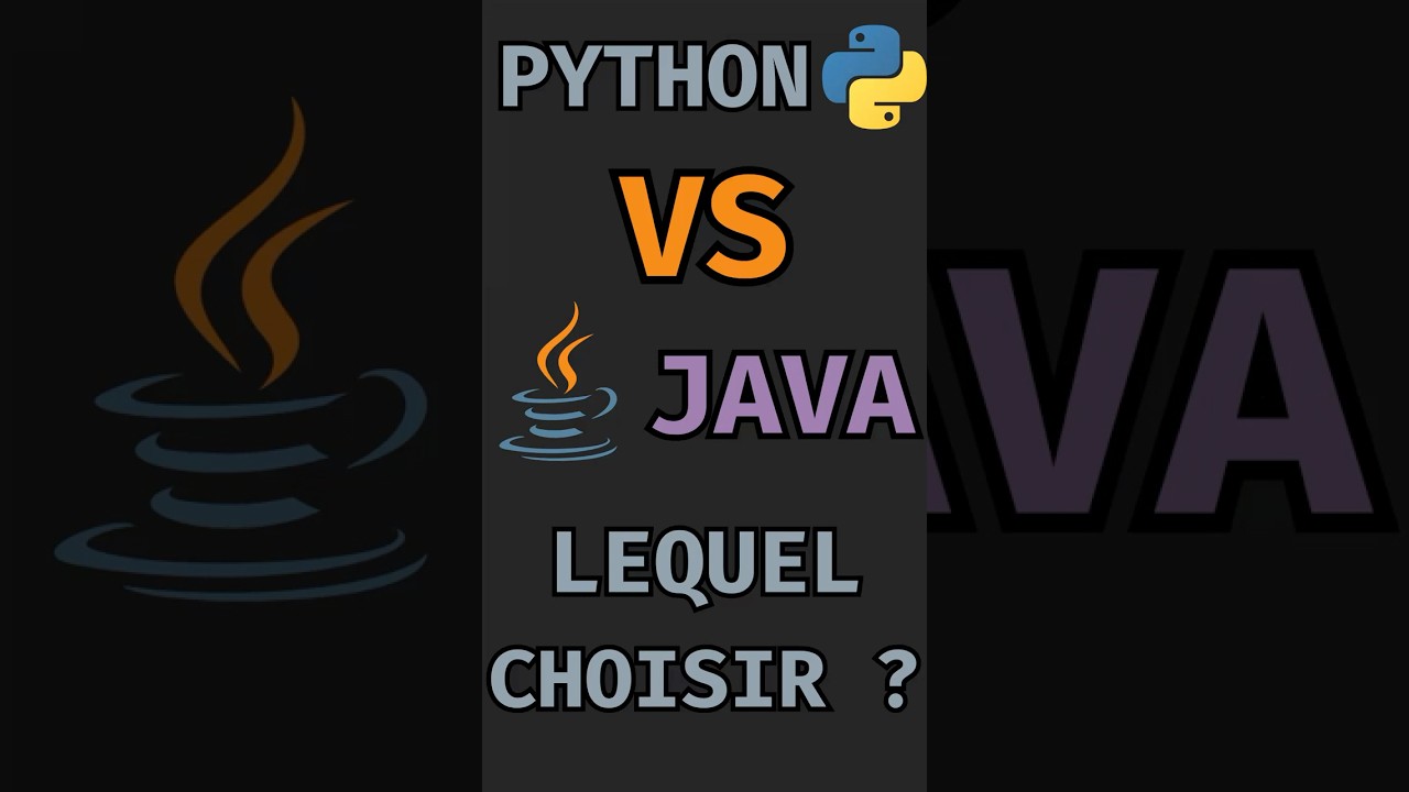 Python vs Java : Le meilleur langage pour débuter en 2025