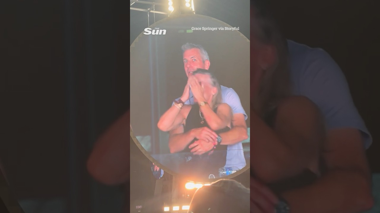 Moment CEO Caught Cheating at Coldplay Concert 🎥