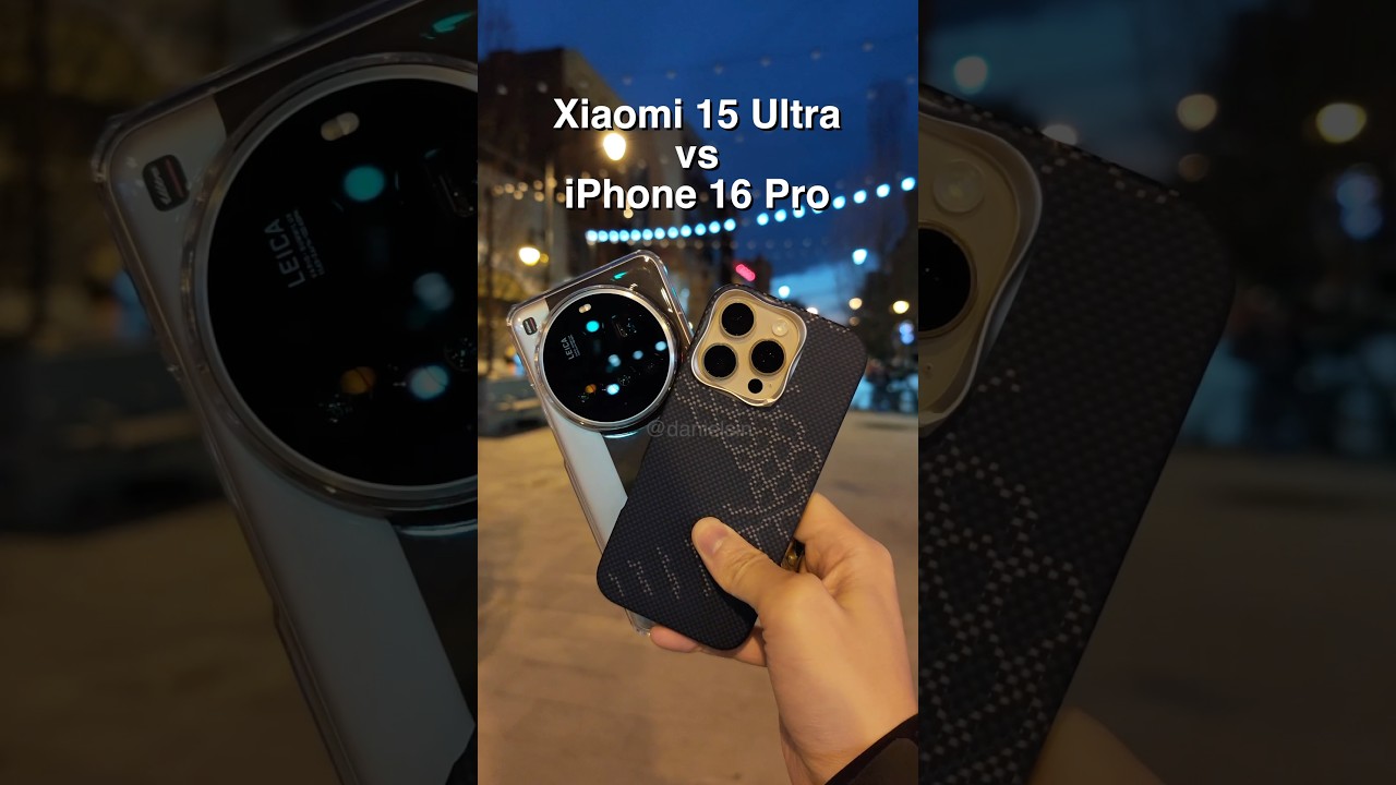 Xiaomi 15 Ultra vs iPhone 16 Pro Lowlight Camera Test