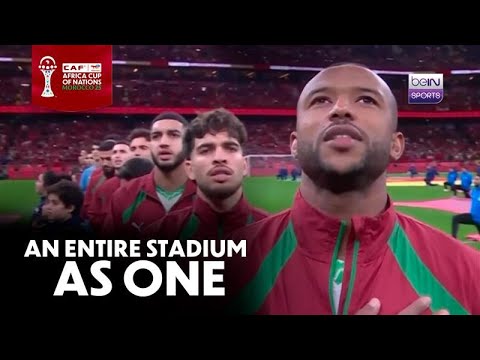 Cameroon vs Morocco | Moroccan Anthem Sparks Energy 🇲🇦