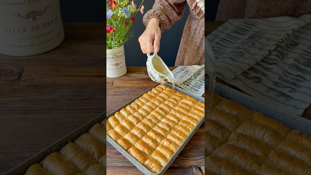 Delicious Rolled Baklava Recipe 🍯