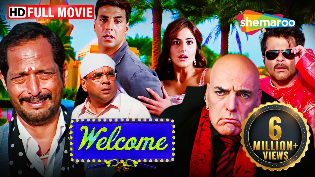 Watch the Hilarious Full HD Comedy 'Welcome' with Akshay Kumar & Star Cast! 😂