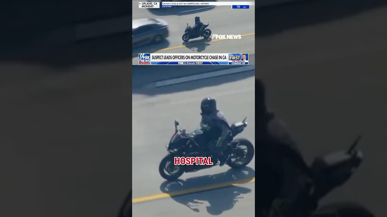 High-Speed Chase Ends in Chaos π Suspect Crashes Motorcycle During Pursuit