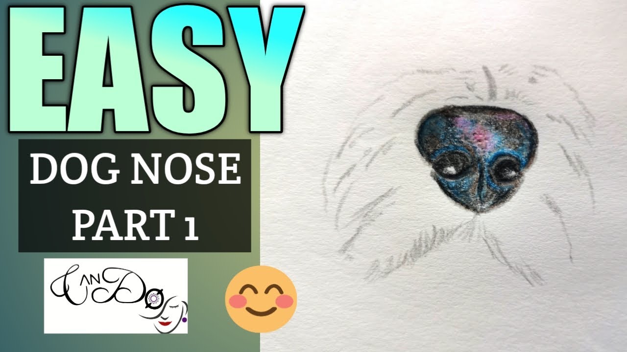 Step-by-Step Guide to Drawing a Dog Nose for Beginners | Easy Dog Nose Illustration Tutorial