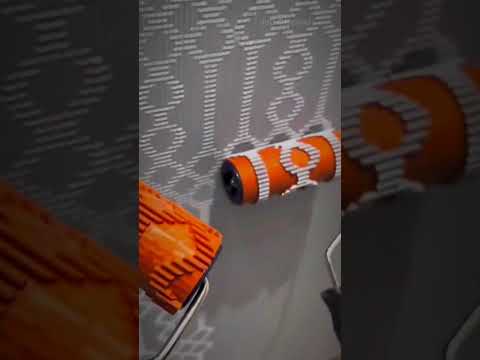 Cómo este pintor transforma paredes con un rodillo único