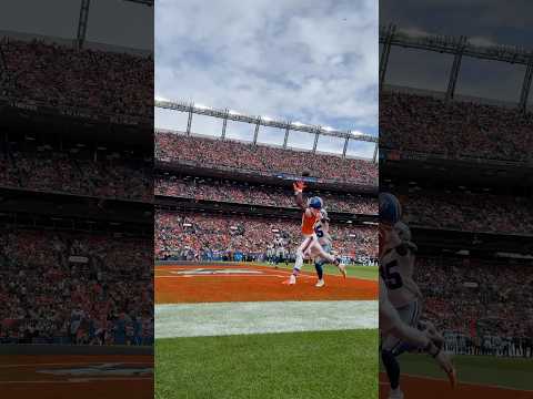 First TD for the rook #partbryant 🫡 | 📺: CBS #touchdown #nfl #broncos #illinois