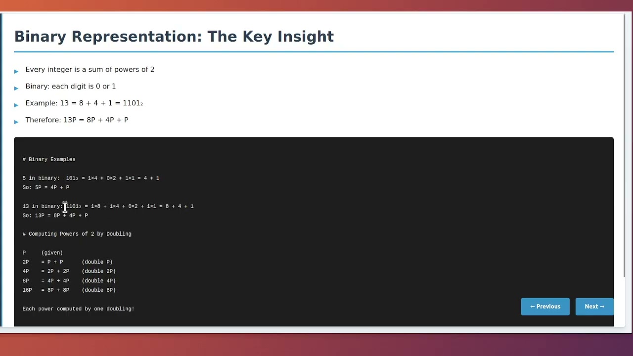 Mastering Elliptic Curve Scalar Multiplication with Double-and-Add Method 🔐