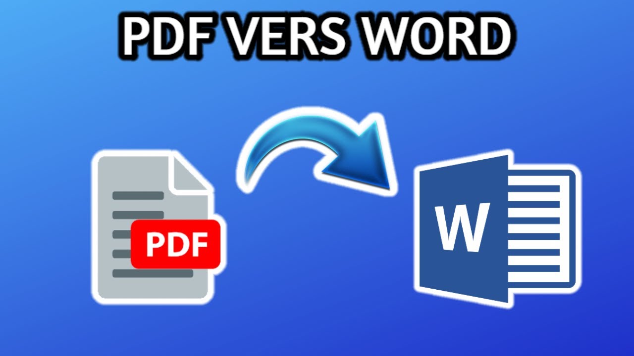 Convertir PDF en Word Gratuitement 2024 ✨