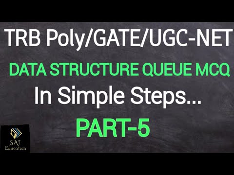 DATA STRUCTURE QUEUE MCQ | TRB Poly, GATE, UGC-NET MCQ
