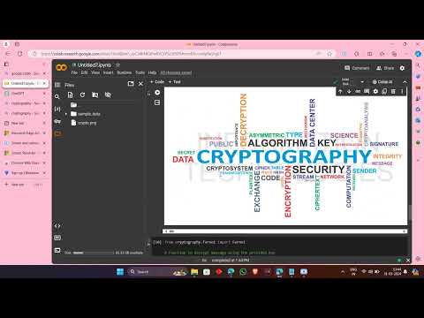 Cryptography Project | Final year project | Steganography | Image Encryption
