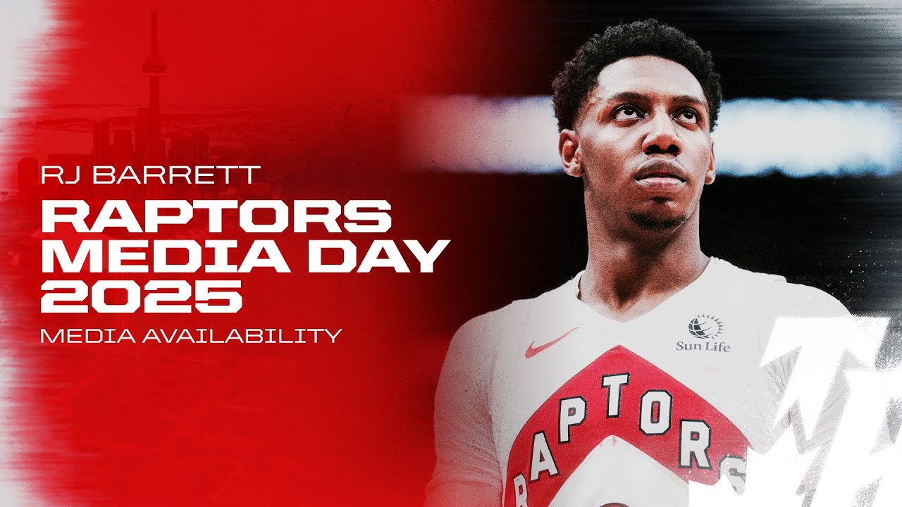 RJ Barrett Speaks to Media During 2025 Raptors Media Day π
