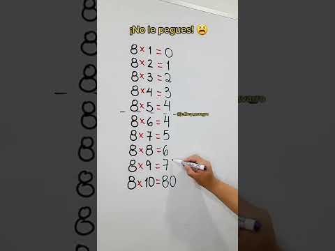 TRUCO TABLA DEL 8 😱