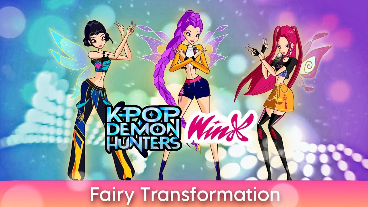 Kpop Demon Hunters & Winx Fairy Transformation ✨