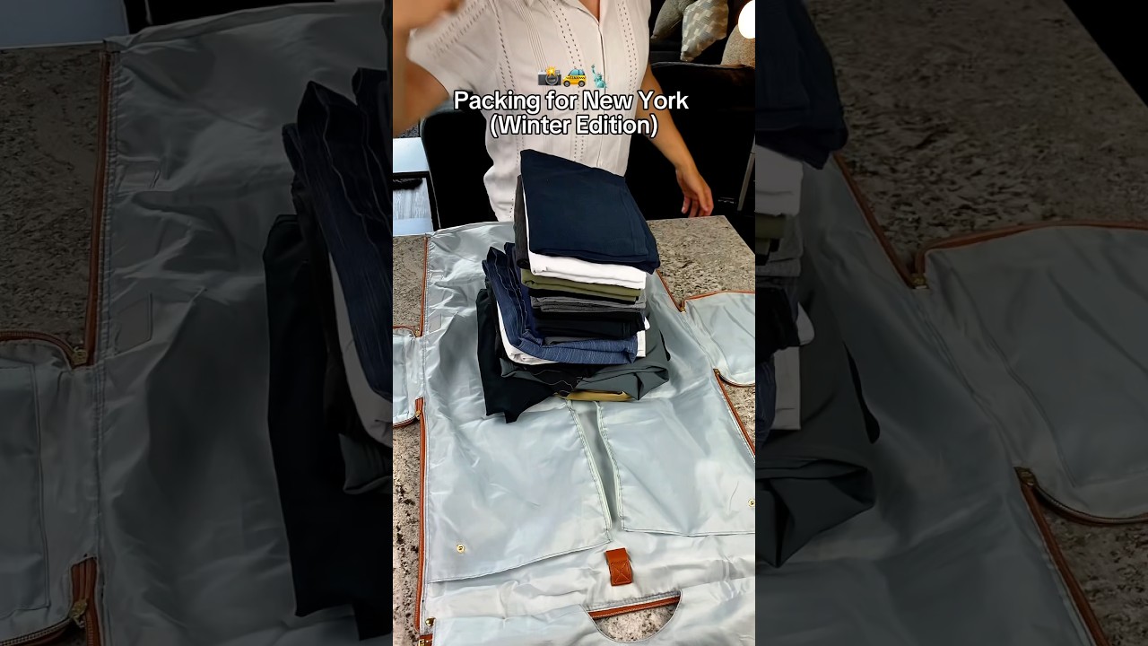 Packing for 3 weeks in one bag🤩 #travelhacks #vacationmode #travelbags #travel2025