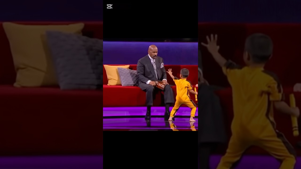 Little Bruce Lee Wows Mr. Harvey 🥋